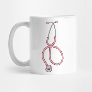 Pink stethoscope Mug